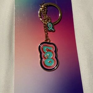 Forever 21 Keychain with Black and White Design